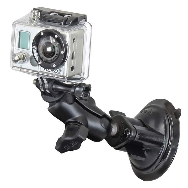 Ram Mounts Qualifies for Free Shipping RAM GoPro Here Short Arm Suction Cup Mount #RAM-B-166-A-GOP1U