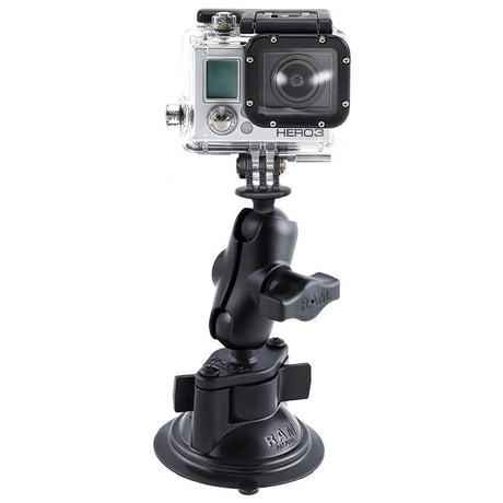 Ram Mounts Qualifies for Free Shipping RAM GoPro Here Short Arm Suction Cup Mount #RAM-B-166-A-GOP1U