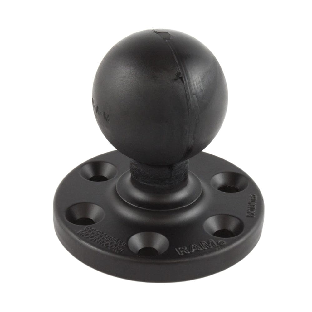 Ram Mounts Qualifies for Free Shipping RAM Large Round Plate with 6-Hole Pattern & Ball #RAM-D-202U-SYM1