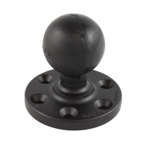 Ram Mounts Qualifies for Free Shipping RAM Large Round Plate with 6-Hole Pattern & Ball #RAM-D-202U-SYM1