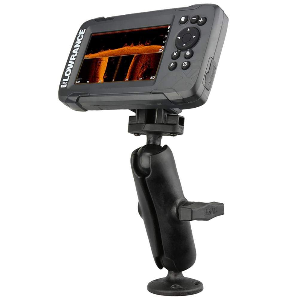 RAM Mount Composite Mount for Lowrance Hook 2 1.5" Ball #RAP-101-LO12