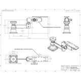 RAM Mount Flat Surface Horz Double Swing Arm Mount #RAM-109H-2U