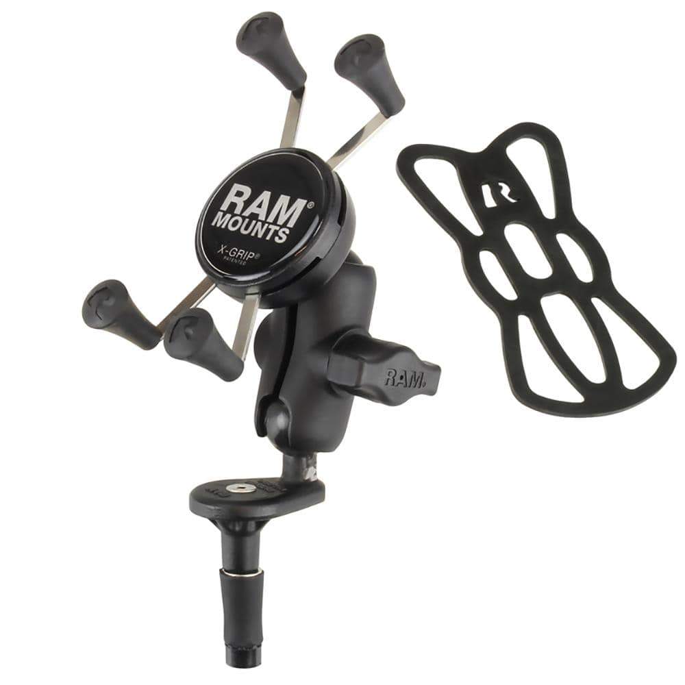 Ram Mounts Qualifies for Free Shipping RAM Mount Fork Stem Mount Short Arm and X-Grip #RAM-B-176-A-UN7U