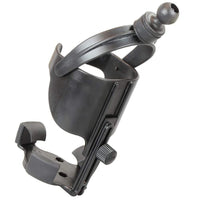 RAM Mount Level Cup XL with Long Double Socket Arm #RAM-B-417B-C-201U
