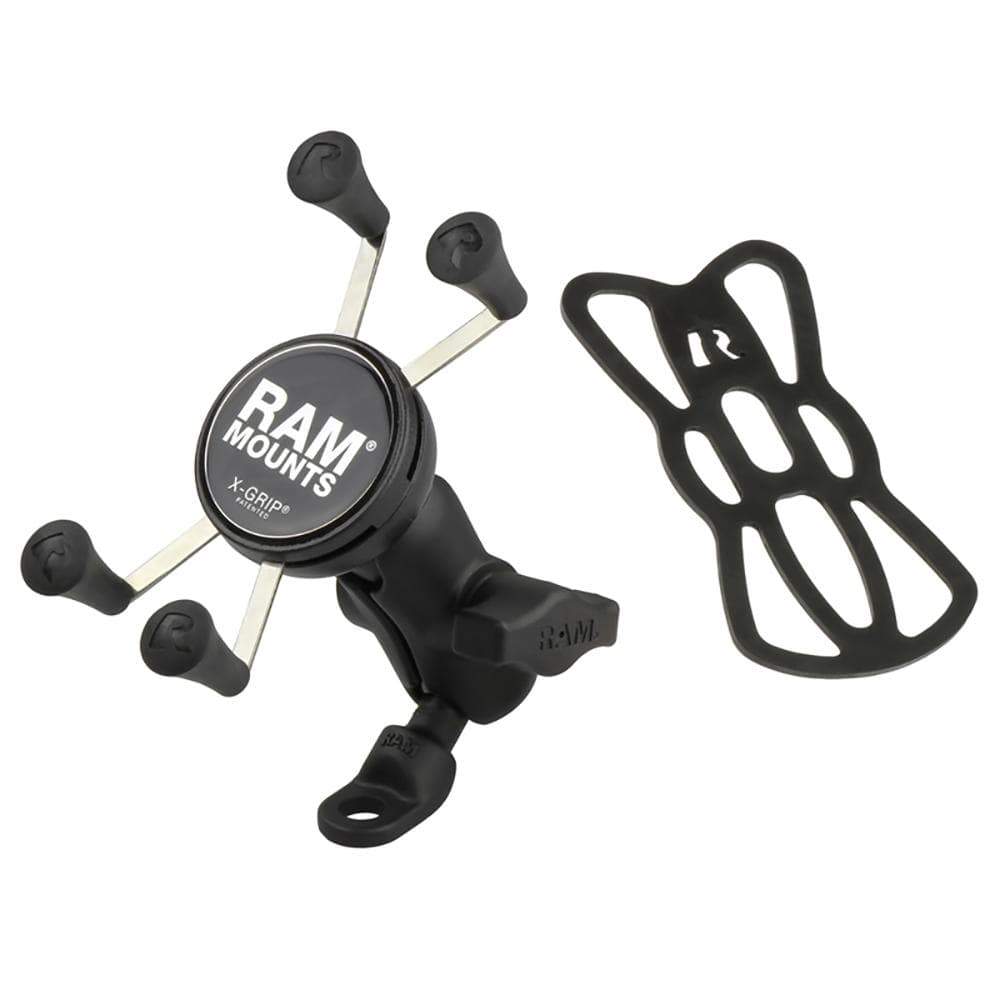 Ram Mounts Qualifies for Free Shipping RAM Mount Motorcycle Base Short Arm and X-Grip #RAM-B-272-A-UN7