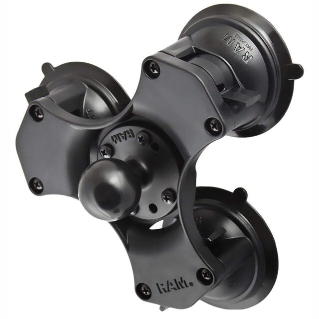 Ram Mounts Qualifies for Free Shipping RAM Mount Triple Suction Cup Base 1.5" Ball #RAP-365-224-1U