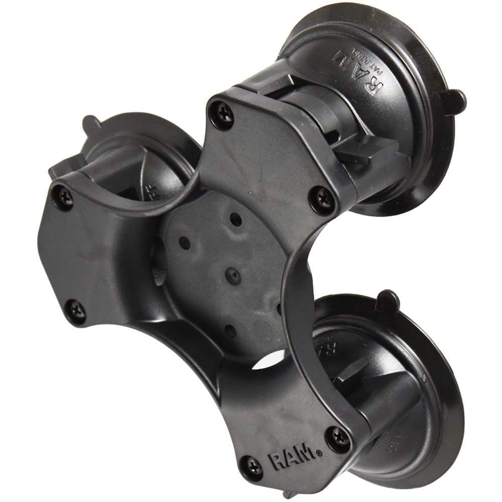 Ram Mounts Qualifies for Free Shipping RAM Mount Triple Suction Cup without Ball #RAP-365-224-1BU