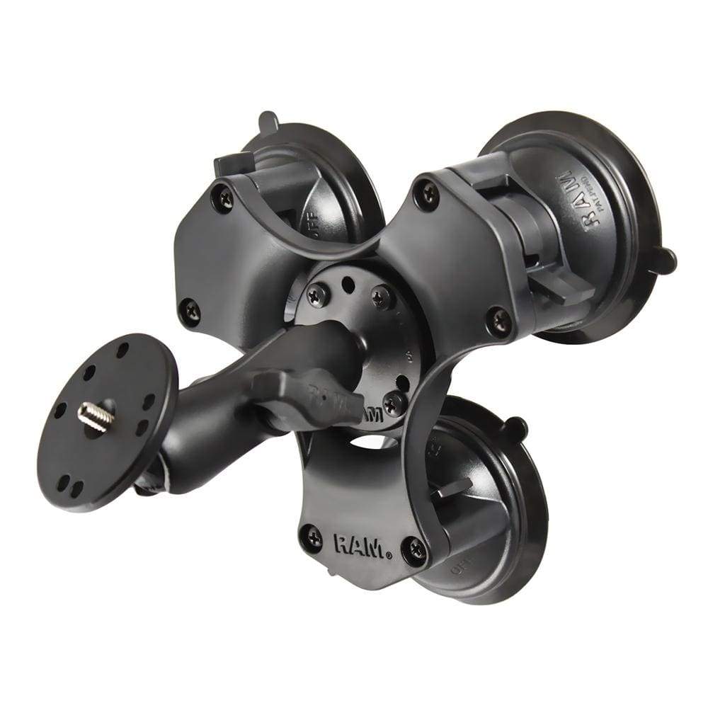 Ram Mounts Qualifies for Free Shipping RAM Mount Twist-Lock Triple Suction 1/4"-20 Stud #RAP-B-365-224-202AU