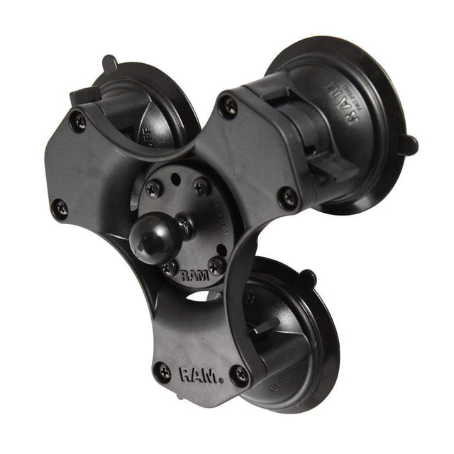 Ram Mounts Qualifies for Free Shipping RAM Mount Twist-Lock Triple Suction Cup Ball Base #RAP-B-365-224-1U