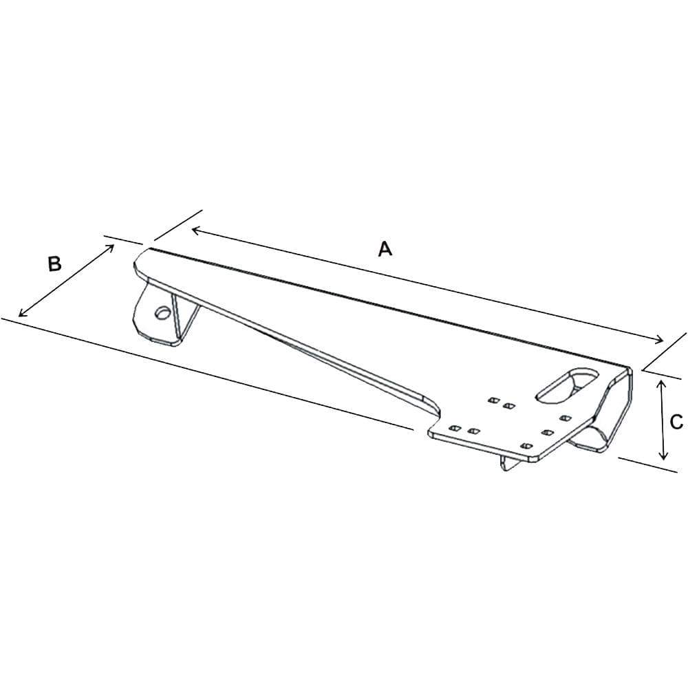 RAM No-Drill Vehical Base Ford Escape #RAM-VB-152