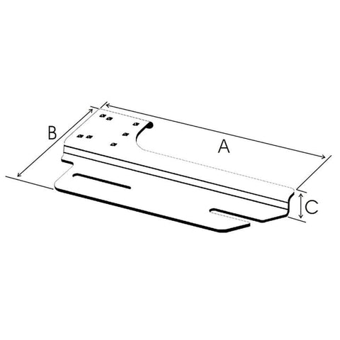 RAM No-Drill Vehicle Base Dodge Caliber Avenger #RAM-VB-177