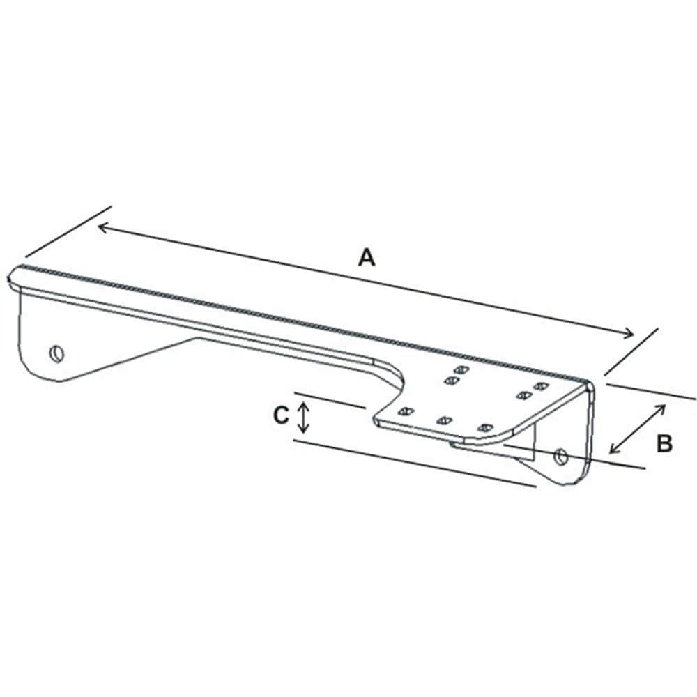 RAM No-Drill Vehicle Base Dodge Charge Police Pack #RAM-VB-145P