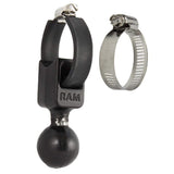 Ram Mounts Qualifies for Free Shipping RAM Rail Base with Strap .5 2" Rail 1.5" Ball #RAM-108BU