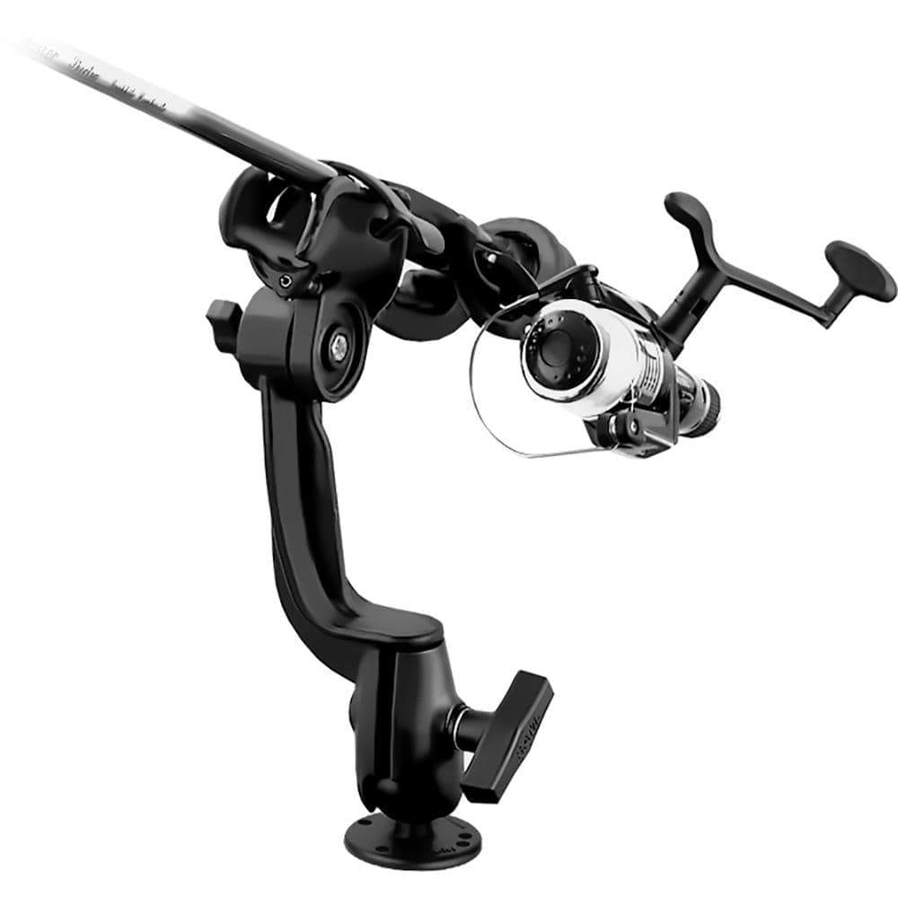 RAM Rod Revolution Rod Holder with Round Surface Mount #RAM-114-RBU