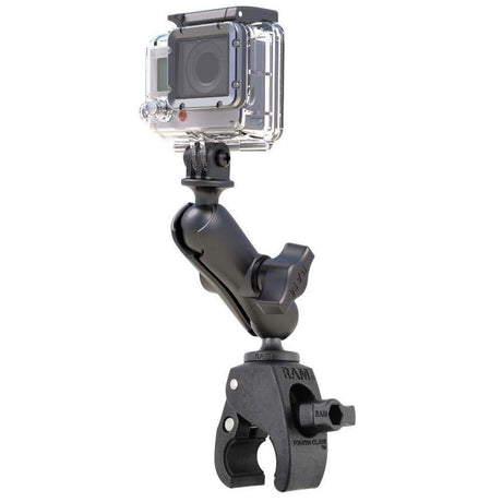 Ram Mounts Qualifies for Free Shipping RAM Small Tough-Claw Mount w/ Gopro Hero Adapt #RAP-B-400-GOP1U