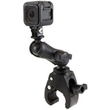 Ram Mounts Qualifies for Free Shipping RAM Small Tough-Claw Mount w/ Gopro Hero Adapt #RAP-B-400-GOP1U