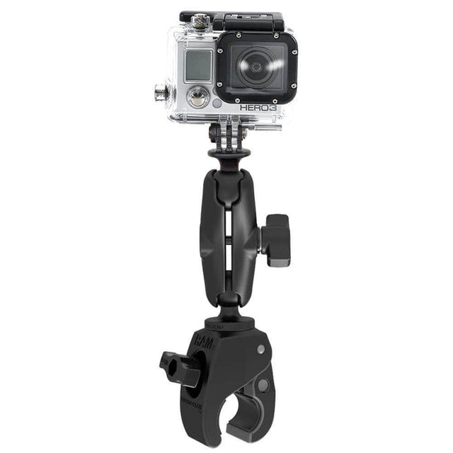 Ram Mounts Qualifies for Free Shipping RAM Small Tough-Claw Mount w/ Gopro Hero Adapt #RAP-B-400-GOP1U