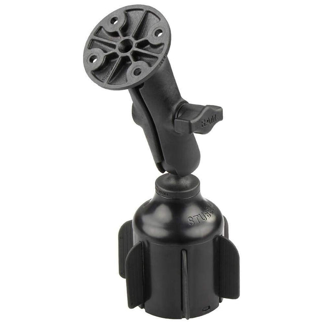 Ram Mounts Qualifies for Free Shipping RAM Stubby Cup Holder Mount with Round Plate #RAP-B-299-4-202U