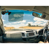 RAM Suction Cup Mount Dark Green Sun Visor 50 Tint #RAM-B-166-326-VIS-G1U