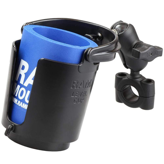 Ram Mounts Qualifies for Free Shipping RAM Torque 3/4"-1" Short Arm Level Cup Holder #RAM-B-408-75-1-A-132U
