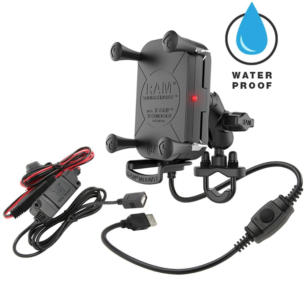 Ram Mounts Qualifies for Free Shipping RAM Tough-Charge Wireless Charger Cycle Mount #RAM-B-149Z-A-UN12W-V7M