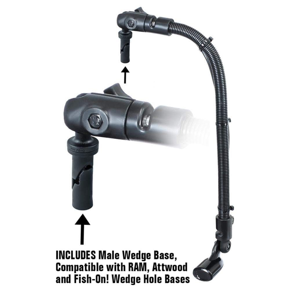 RAM Transducer Arm Mount Attwood-Fish-On Wedge #RAM-B-316-18-TRA1-354-75