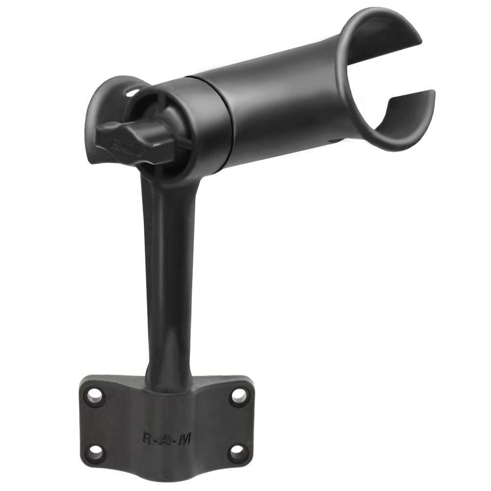 Ram Mounts Qualifies for Free Shipping RAM Tube Jr Rod Holder 6" Post Bulkhead Mount #RAP-390-BU