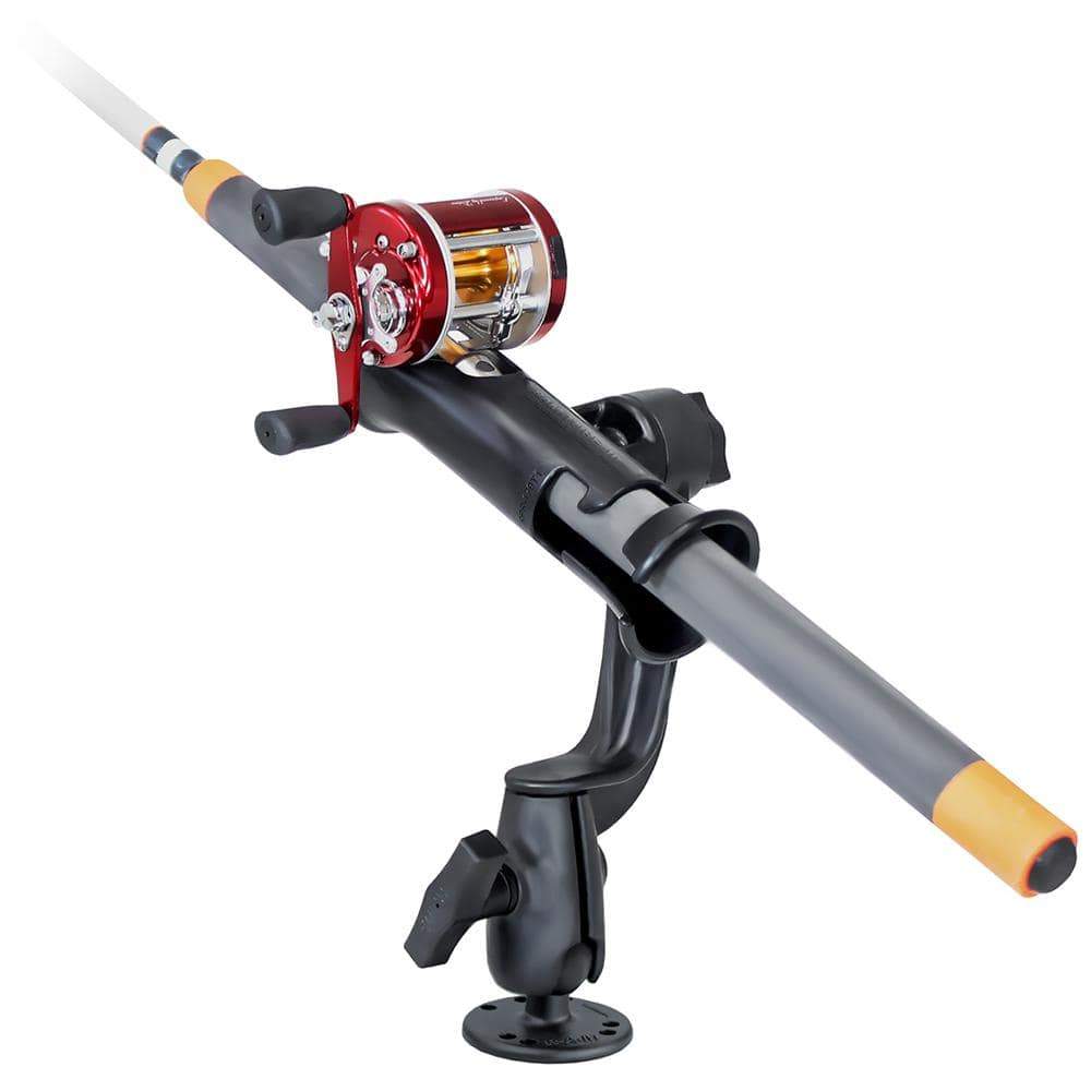 RAM Tube Jr Rod Holder with Round Base #RAP-390-RBU