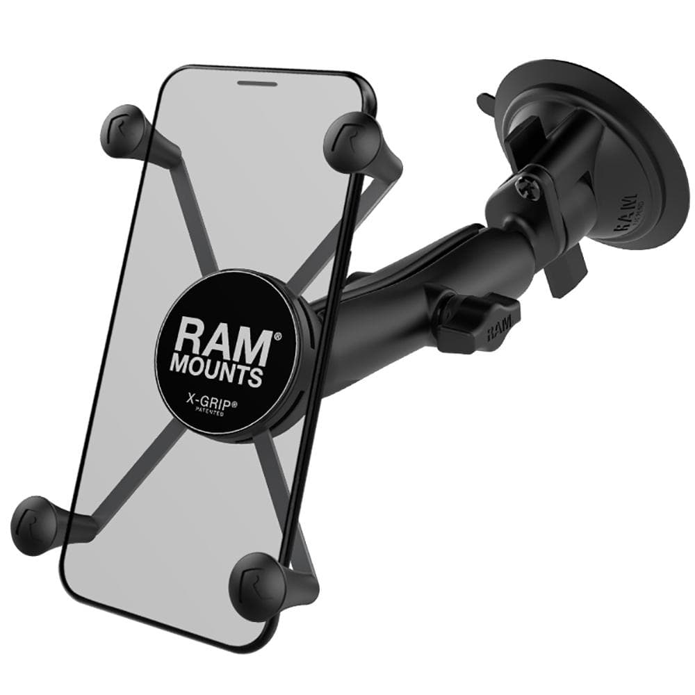 Ram Mounts Qualifies for Free Shipping RAM X-Grip Large Phone Mount Long Arm W/ Suction Base #RAM-B-166-C-UN10U