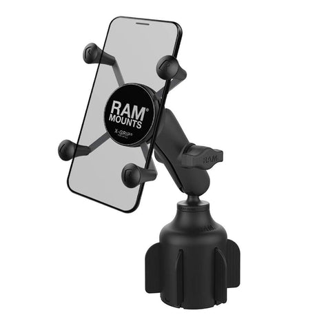 Ram Mounts Qualifies for Free Shipping RAM X-Grip Phone Mount with Stubby Cup Holder Base #RAP-B-299-A-UN7U