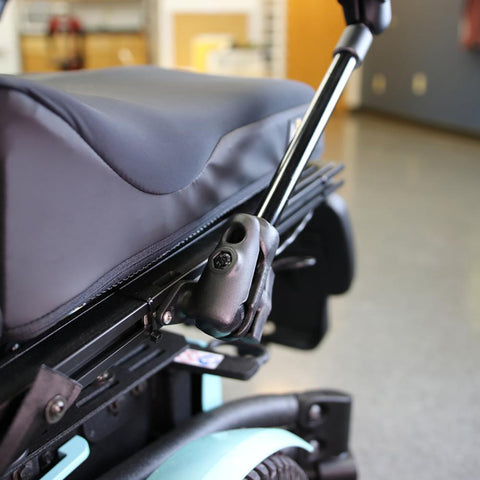 RAM X-Grip Wheelchair Seat Track Mount 9-10" Tablet #RAM-238-WCT-9-UN9