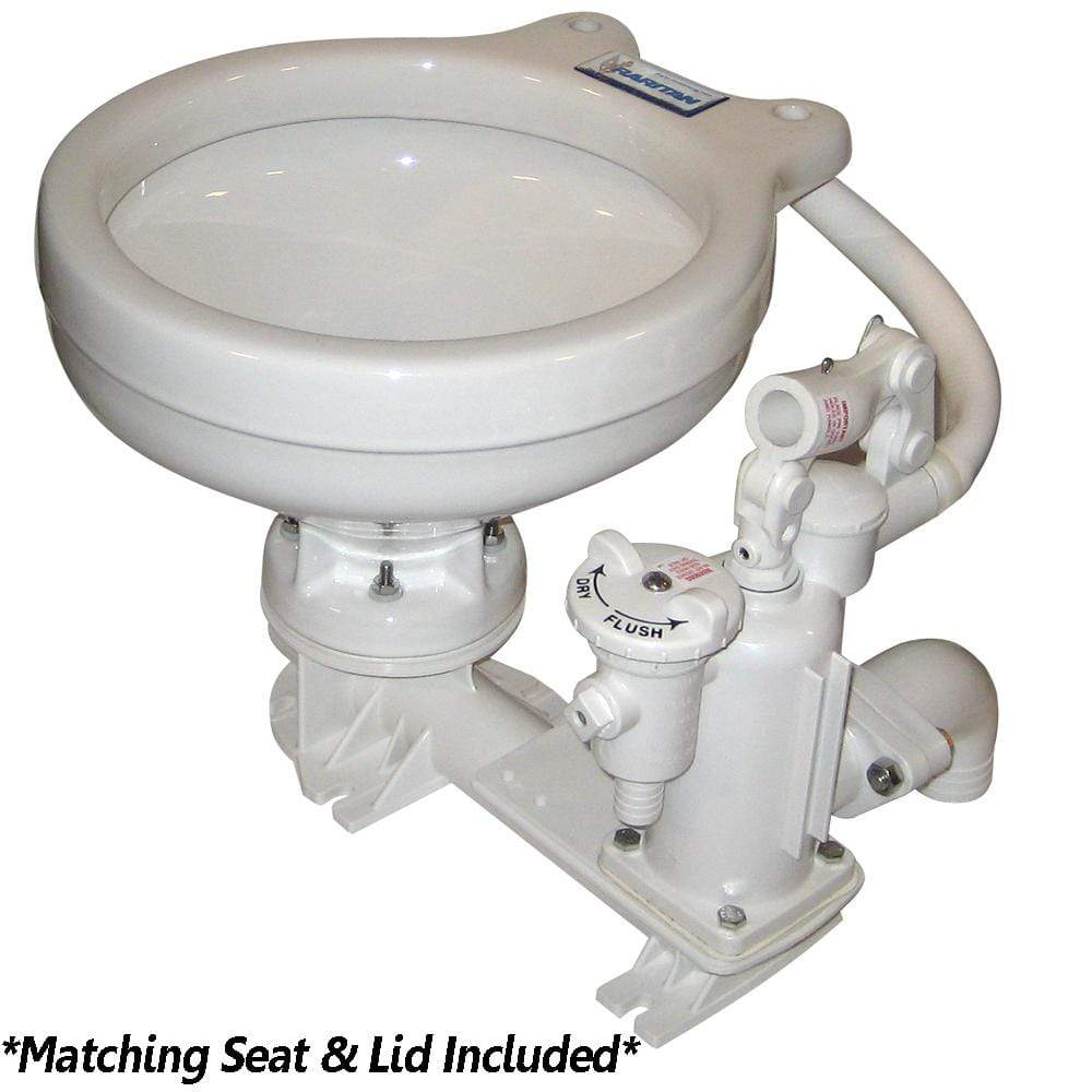 Raritan Qualifies for Free Shipping Raritan Standard Manual Toilet White Marine-Size Bowl #PHII