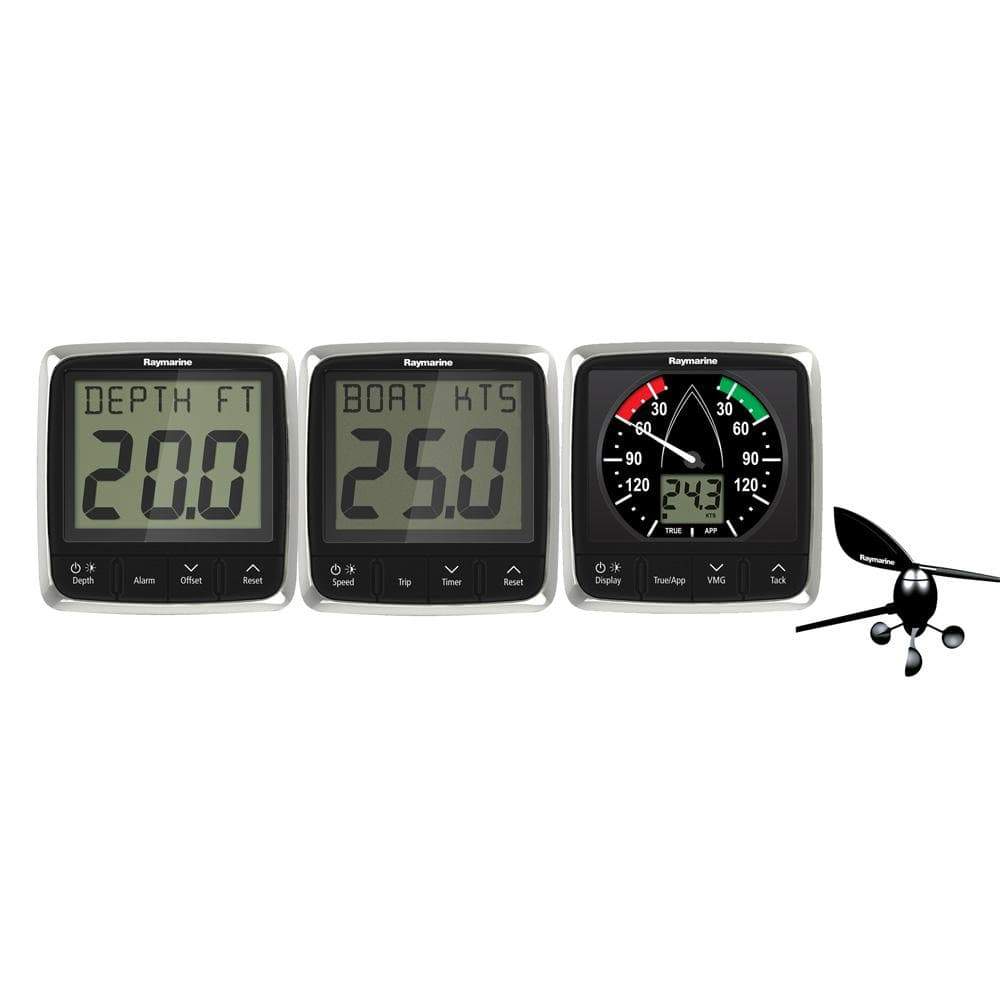 Raymarine Qualifies for Free Shipping Raymarine I50/I60 Wind Speed Depth System Package #E70153