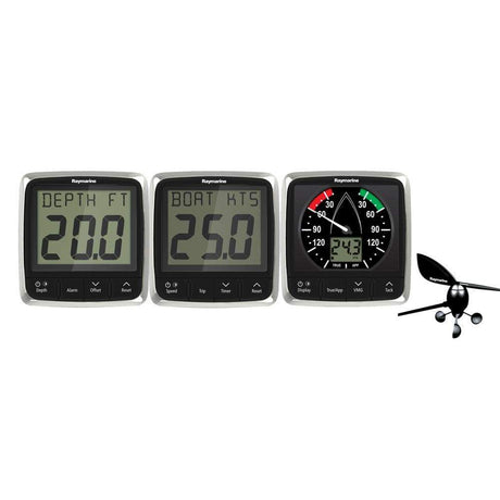 Raymarine Qualifies for Free Shipping Raymarine I50/I60 Wind Speed Depth System Package #E70153