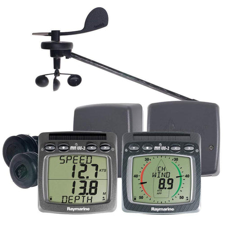 Raymarine Qualifies for Free Shipping Raymarine Wireless Speed Depth Wind NMEA System #T104-916
