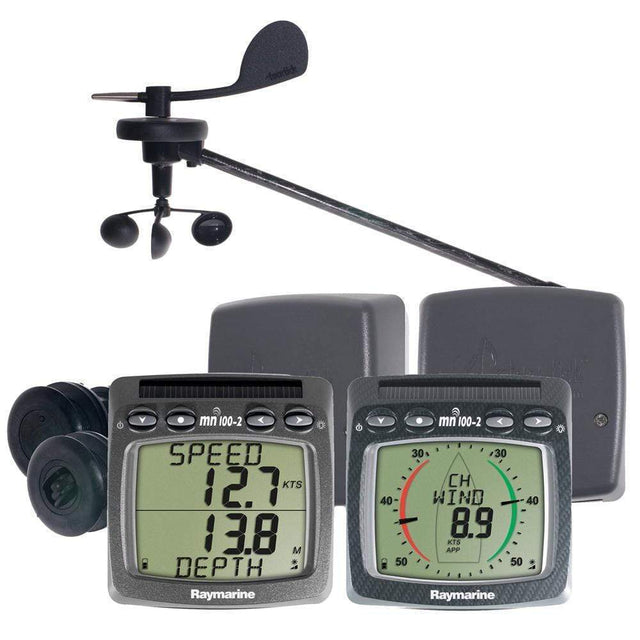Raymarine Qualifies for Free Shipping Raymarine Wireless Speed Depth Wind NMEA System #T104-916