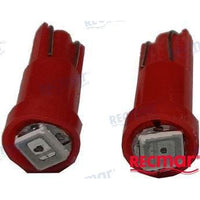 Recmar Qualifies for Free Shipping Recmar Bulb 12v 12w Red 2-pk #REC863946