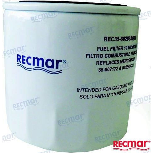 Recmar Qualifies for Free Shipping Recmar Fuel Filter 10 Micron 3-3/4" #REC35-802893Q01