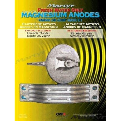 Recmar Qualifies for Free Shipping Recmar Magnesium Anode Kit #CMY200250KITM