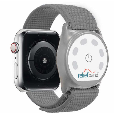Reliefband Qualifies for Free Shipping Reliefband Apple Smart Watch Band Gray Regular #SPTG-APLR