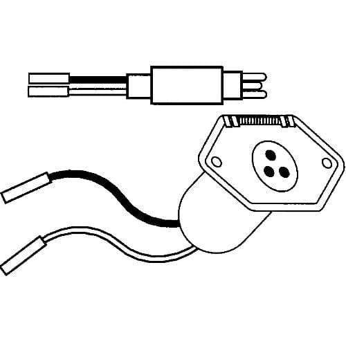 Rig Rite Qualifies for Free Shipping Rig Rite Male Receptacle 2-Wire #480