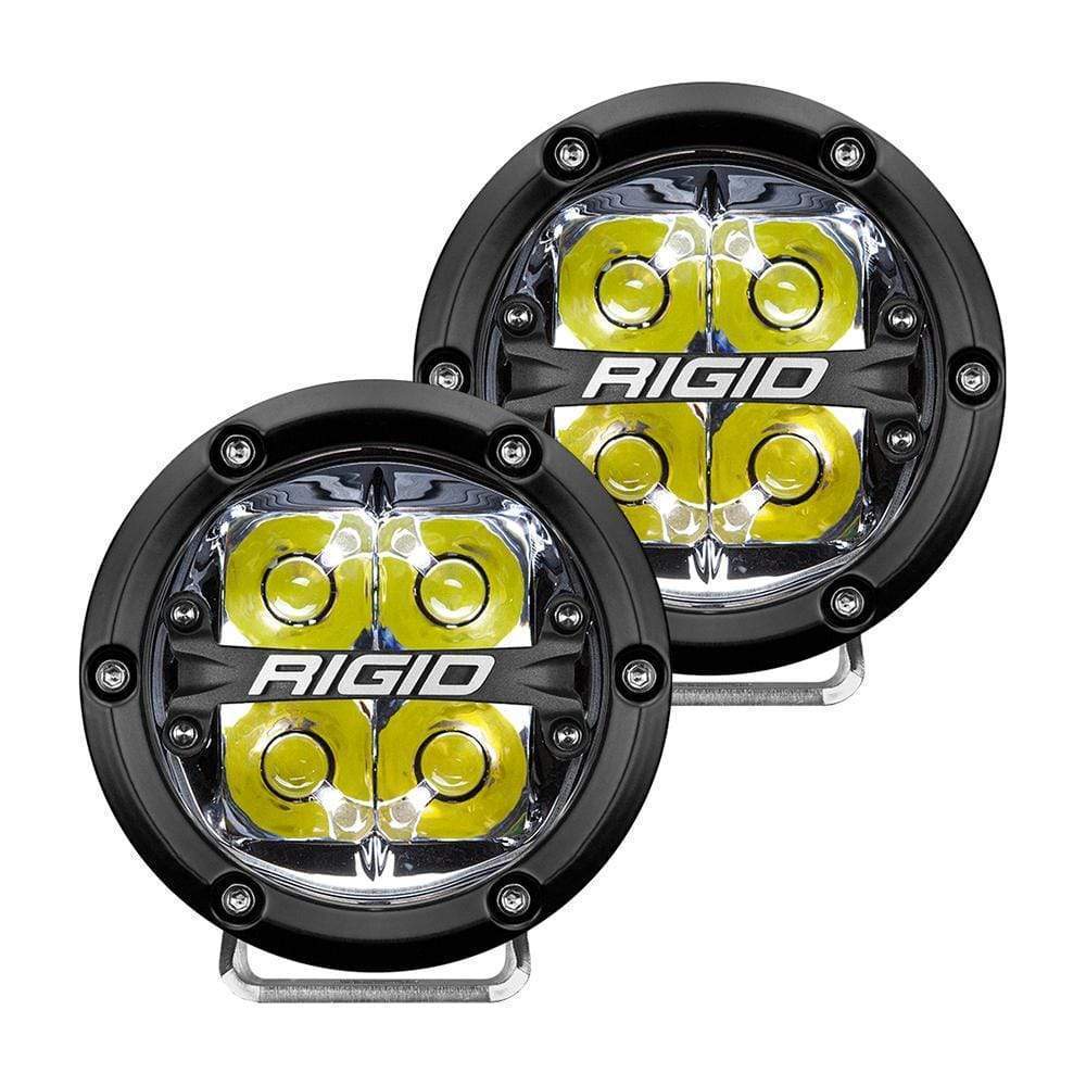 RIGID 360-Series 4" LED Off-Road Spot with White #36113