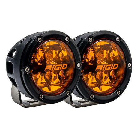 RIGID Industries Qualifies for Free Shipping RIGID 360 Series 4" Spot with Amber Pro Lens Pair #36123