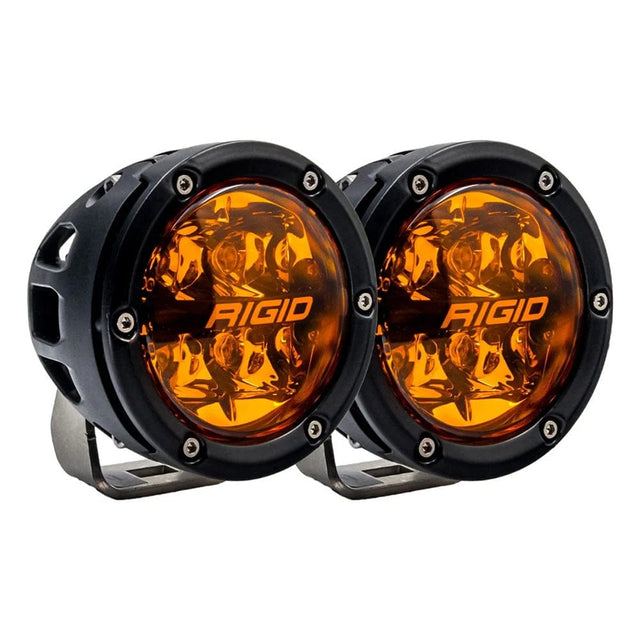 RIGID Industries Qualifies for Free Shipping RIGID 360 Series 4" Spot with Amber Pro Lens Pair #36123