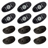 RIGID Industries Qualifies for Free Shipping RIGID A-Series Rock Light Kit 6 Red Lights #400263