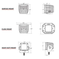 RIGID Industries Qualifies for Free Shipping RIGID D-Series Pro Driving Surface-Mount Pair #502313