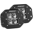 RIGID Industries Qualifies for Free Shipping RIGID D-Series PRO Flood Flush Mount Black Light Pair #212113