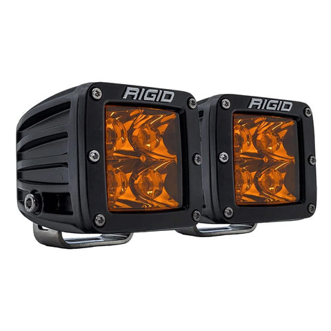 RIGID Industries Qualifies for Free Shipping RIGID D Series Spot with Amber Pro Lens #20252