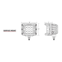 RIGID D-SS Flood Pair Black #262113