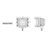 RIGID D-SS Pro Spot Pair White #862213